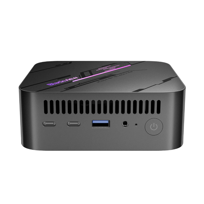 Mini PC Blackview MP100 - AMD Ryzen 5 7430U, 16 Go RAM, 512 Go SSD - 4K 144 Hz Triple écran - Compact Et Puissant - 4